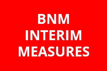 BNM's Interim Measures on Medical Health Insurance
