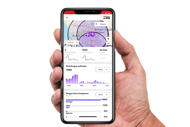 Dengue Alert in the new Pulse app