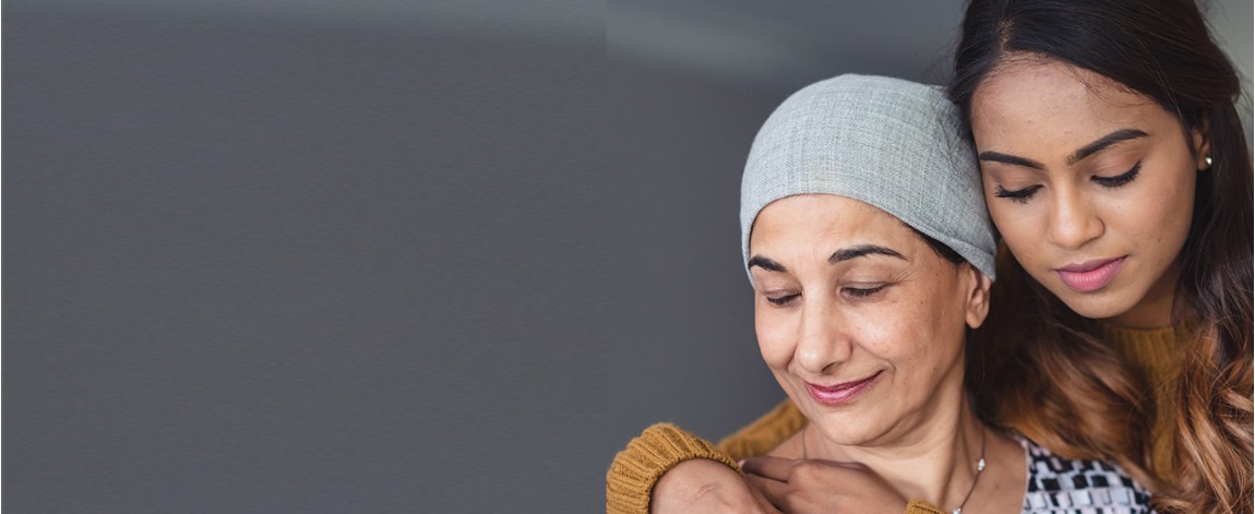 Cancer survivor with daughter